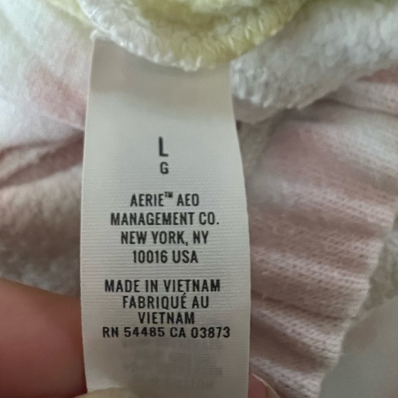 Aerie Pastel Weekend Tie Dye oversized Sweatpants joggers - Picture 7 of 16